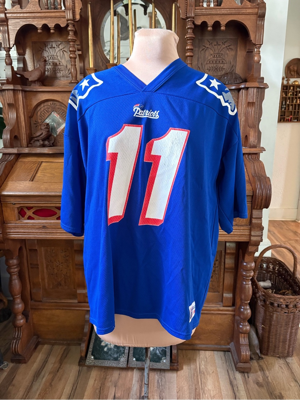 90s Retro NFL New England Patriots Jersey